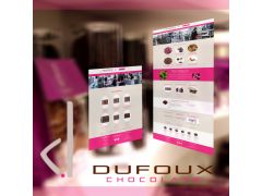 Une plateforme web - site, e-commerce et extranet de gestion - pour DUFOUX Chocolats