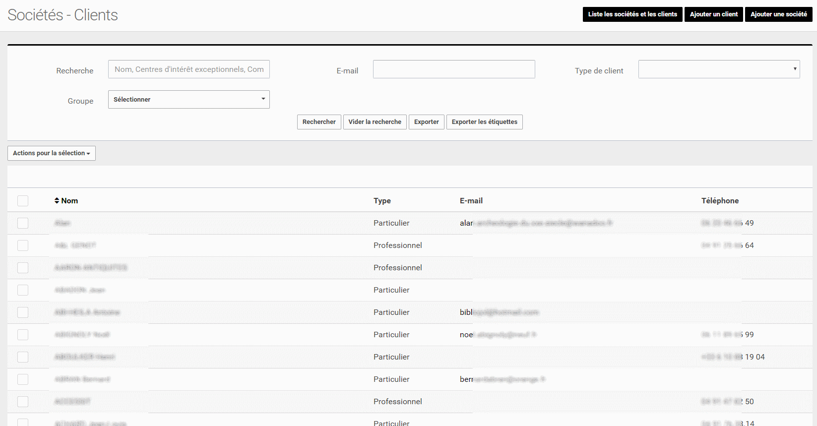 ARTEO - Gestion Client - CRM